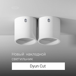 Новый накладной светильник Dyun Cut 